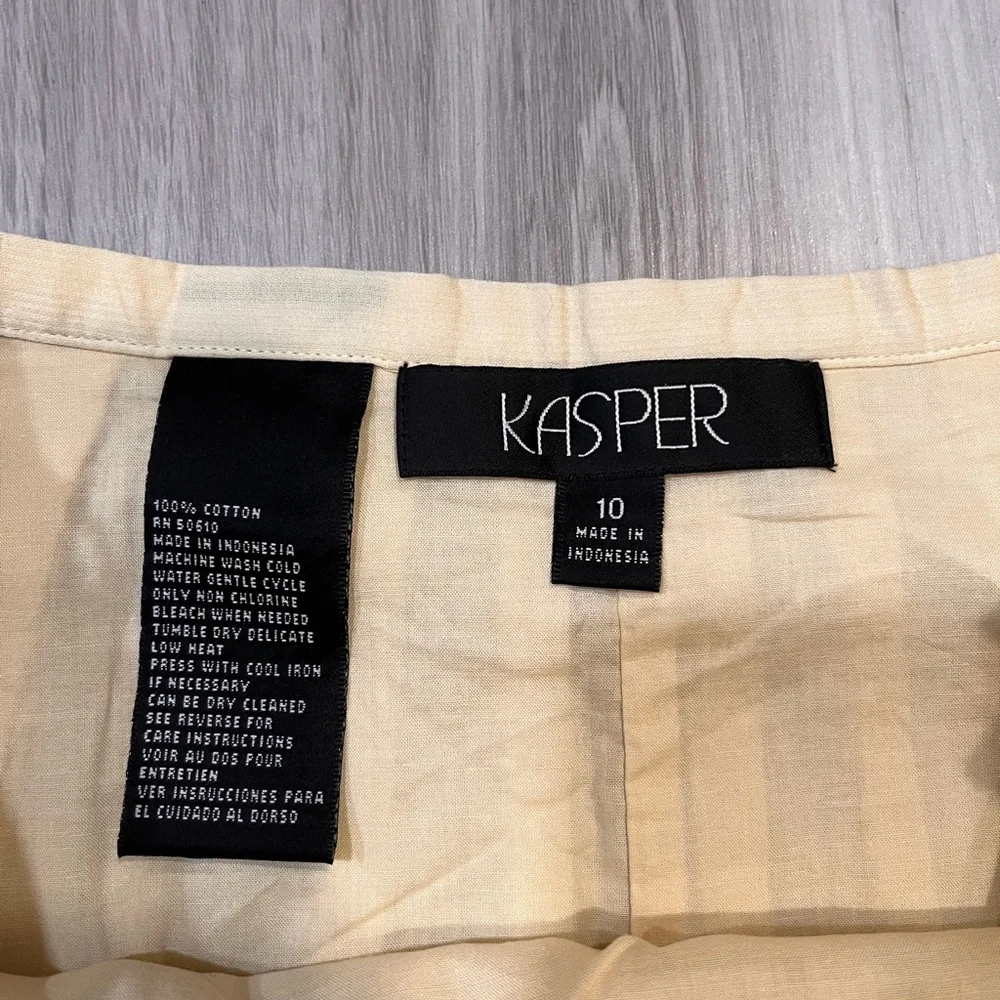 NWT KASPER Floral‎ Beige and Orange Skirt